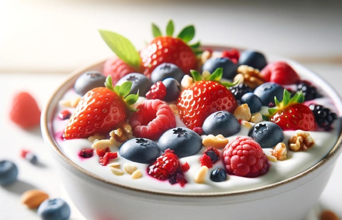 Greek Yogurt with Berries